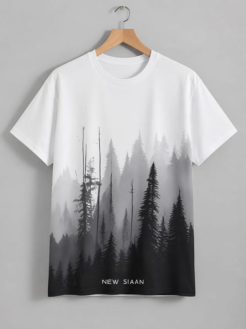 🌲 Mist Forest Oversized T-Shirt