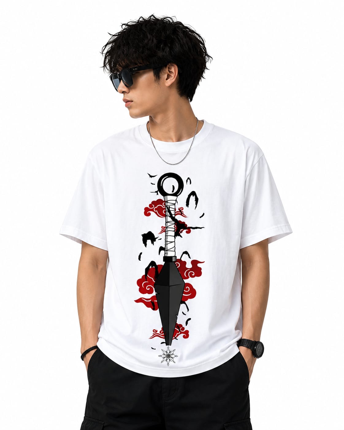 Crimson Katana Graphic T-Shirt