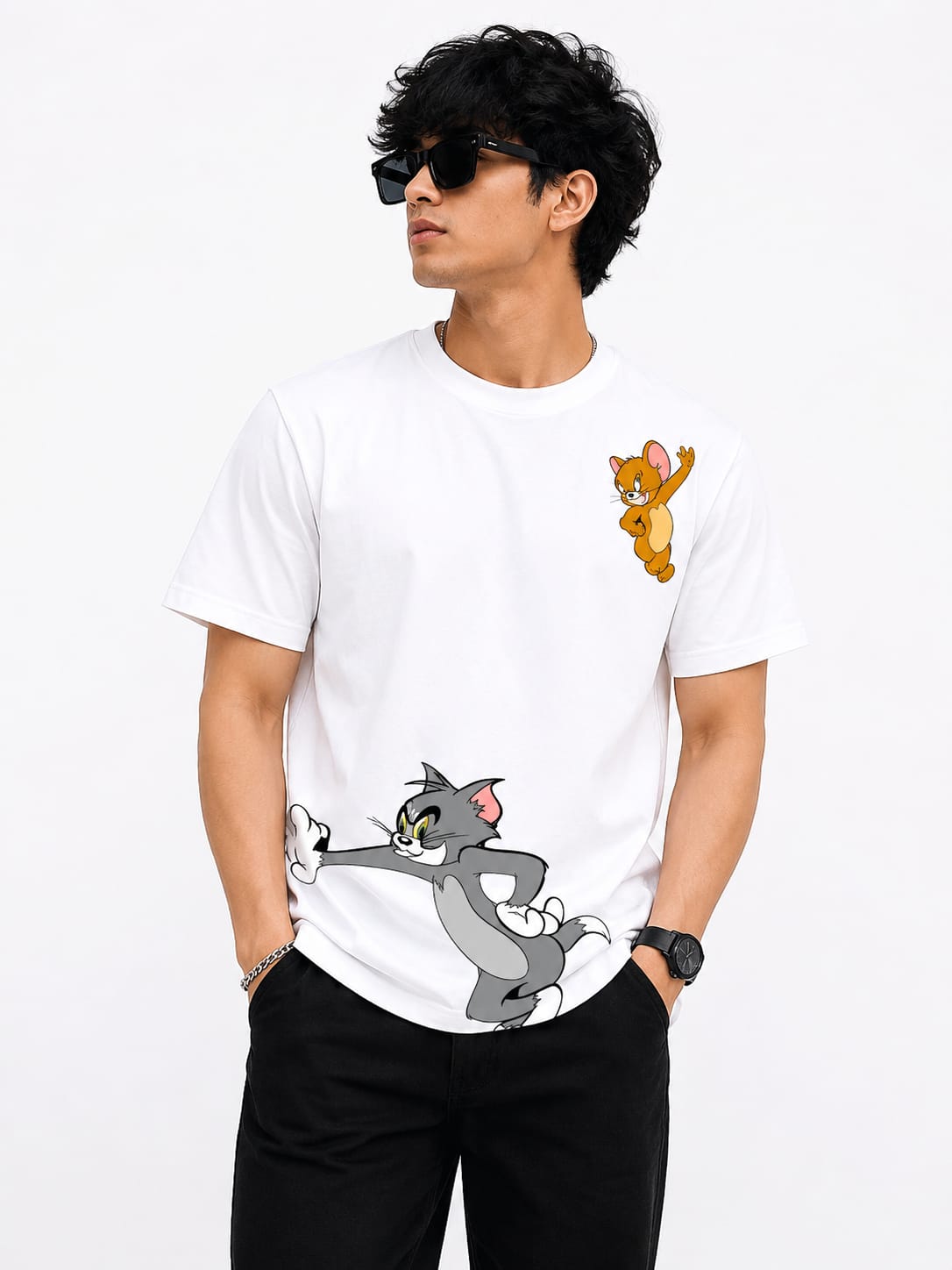 Tom &amp; Jerry Graphic T-Shirt