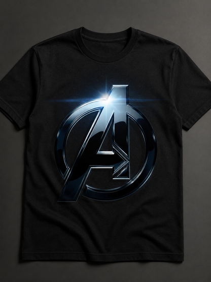 🖤 Electric Avengers Logo Streetwear T-Shirt