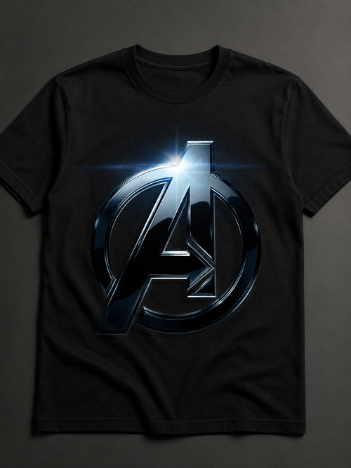 🖤 Electric Avengers Logo Streetwear T-Shirt