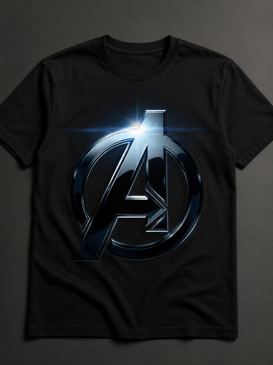 🖤 Electric Avengers Logo Streetwear T-Shirt