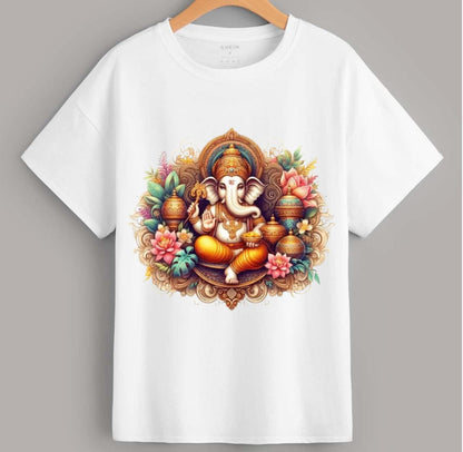 Men’s Premium Divine Ganesha Graphic T-Shirt