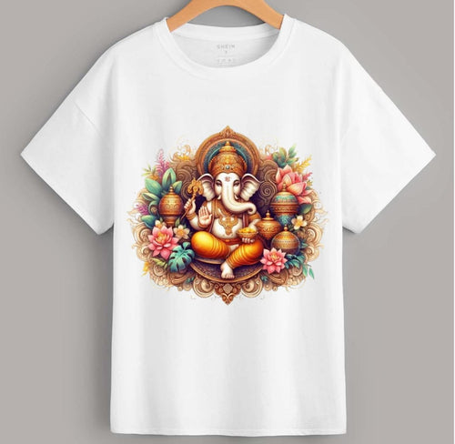 Men’s Premium Divine Ganesha Graphic T-Shirt