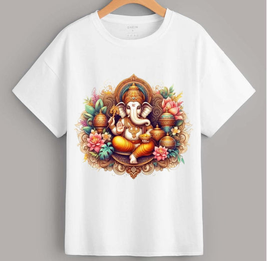 Men’s Premium Divine Ganesha Graphic T-Shirt