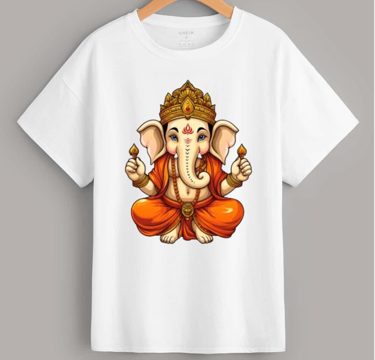 Men’s Classic Lord Ganesha Printed T-Shirt