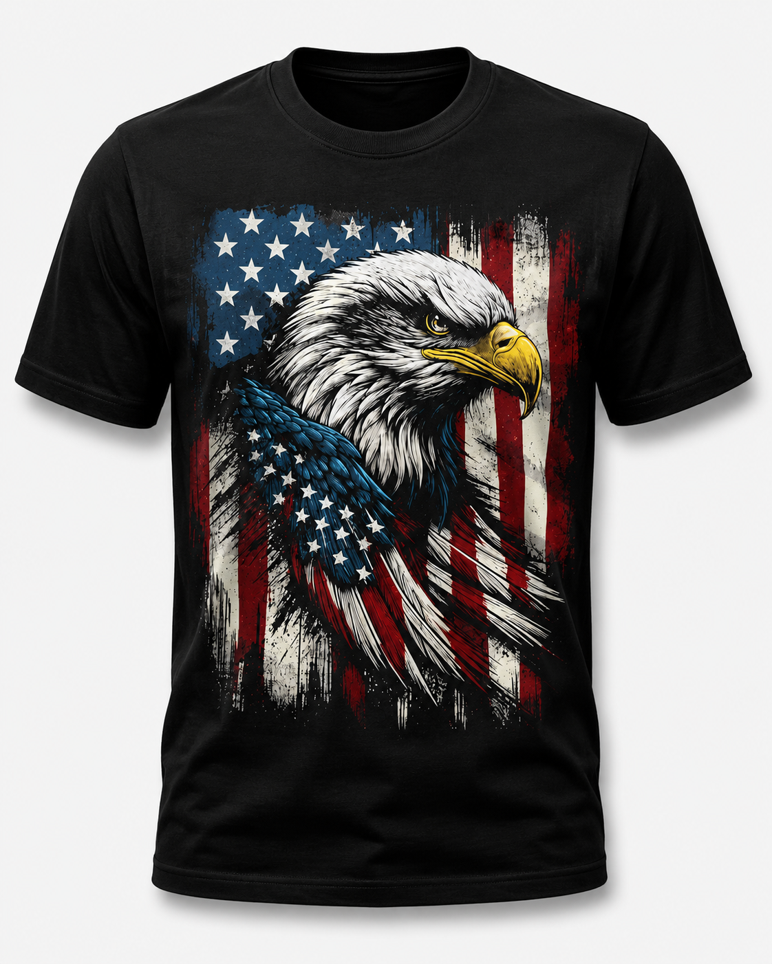 Freedom Eagle Patriotic Graphic T-Shirt